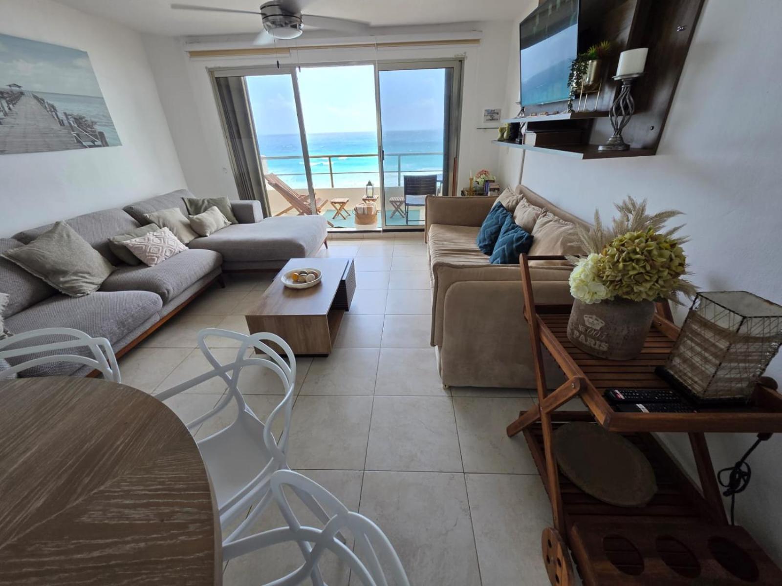 Perfect Vacation Getaway,Ocean View,Wifi, Beach Cancun Bagian luar foto